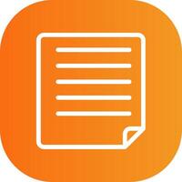 Document Colorful Icon vector