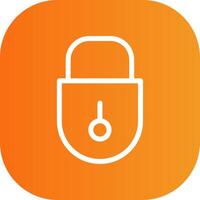 Lock Colorful Icon vector
