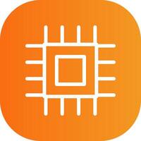 Cpu Colorful Icon vector