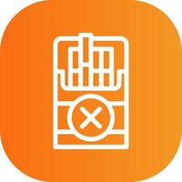 Quit Smoking Colorful Icon vector