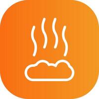 Smoke Colorful Icon vector