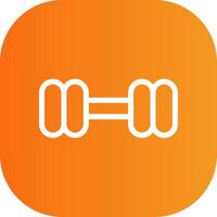 Dumbbell Colorful Icon vector
