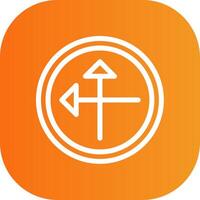Intersect Colorful Icon vector