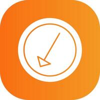 Left Down Colorful Icon vector