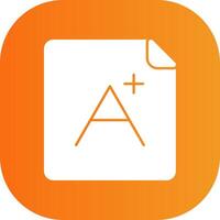 Grade Colorful Icon vector