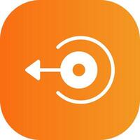 Left Arrow Colorful Icon vector