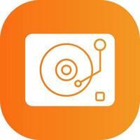 Lp Player Colorful Icon vector