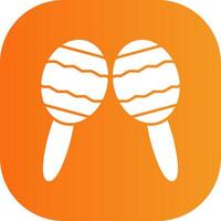 Maracas Colorful Icon vector