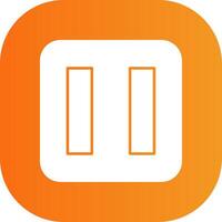 Pause Button Colorful Icon vector