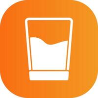 Glass Of Water Colorful Icon vector