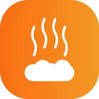 Smoke Colorful Icon vector