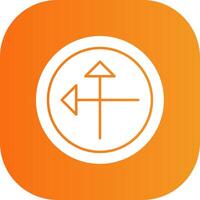 Intersect Colorful Icon vector