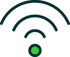 Wifi Colorful Icon vector
