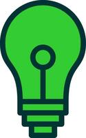 Bulb Colorful Icon vector