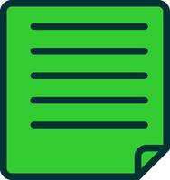 Document Colorful Icon vector