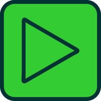 Play Button Colorful Icon vector