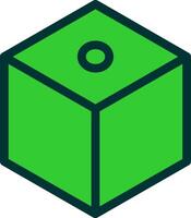 Box Colorful Icon vector