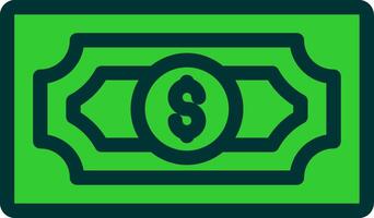 Dollar Colorful Icon vector