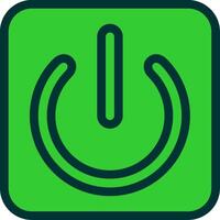 Start Button Colorful Icon vector
