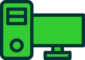 Computer Colorful Icon vector