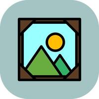 Frame Colorful Icon vector