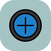 Add Colorful Icon vector