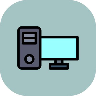 Computer Colorful Icon