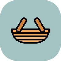 Basket Colorful Icon vector