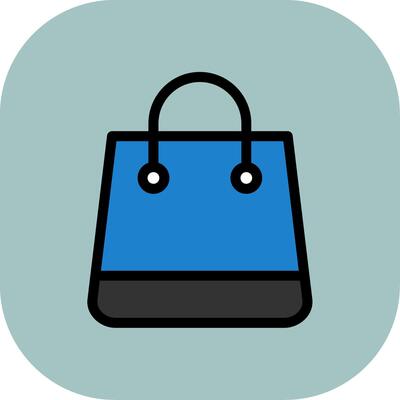Shopping Bag Colorful Icon