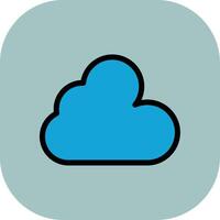 Cloud Colorful Icon vector
