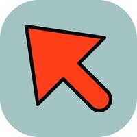 Mouse Cursor Colorful Icon vector