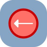 Left Colorful Icon vector