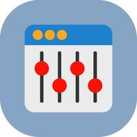 Equalizer Colorful Icon vector