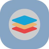 Layers Colorful Icon vector