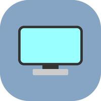 Lcd Colorful Icon vector