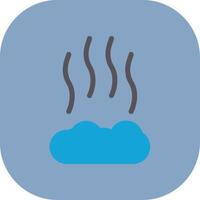 Smoke Colorful Icon vector