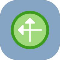 Intersect Colorful Icon vector