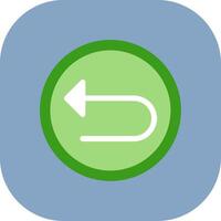 Left Arrow Colorful Icon vector