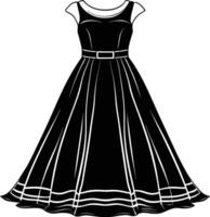 Simple Sophistication A-Line vector