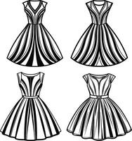 Whimsical Wonder A-Line vector