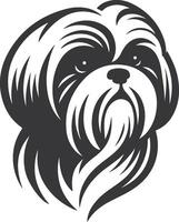 Simple Shih Tzu Curve vector