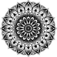 Futuristic Lines Mandala vector