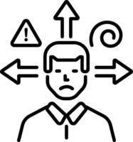 Neurodiversity hiring icon in line style vector