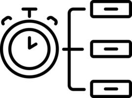 A linear con of time management vector