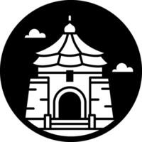 Chiang Kai icon in solid style vector