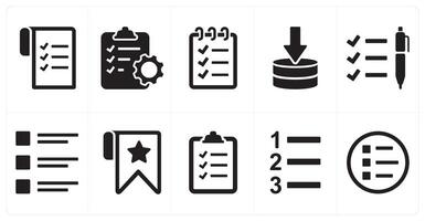 A set of 10 mix icons as target, site vision, web search vector