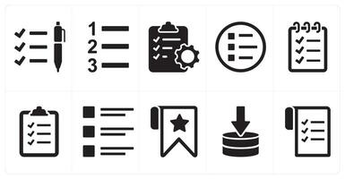 A set of 10 mix icons as bug, invoice, pie chart vector