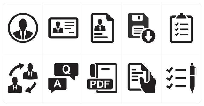 un conjunto de 10 mezcla íconos como global buscar, web buscar, crecimiento gráfico vector