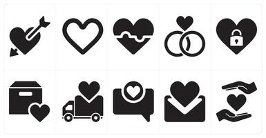 A set of 10 mix icons as partnership, global business, global location vector