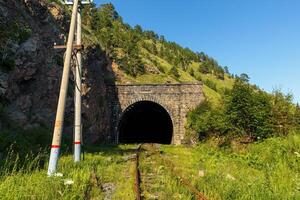 Circum-Baikal Railway. Old railroad tunnel number 7 on the railway. tunnel Second Katorzhansky photo